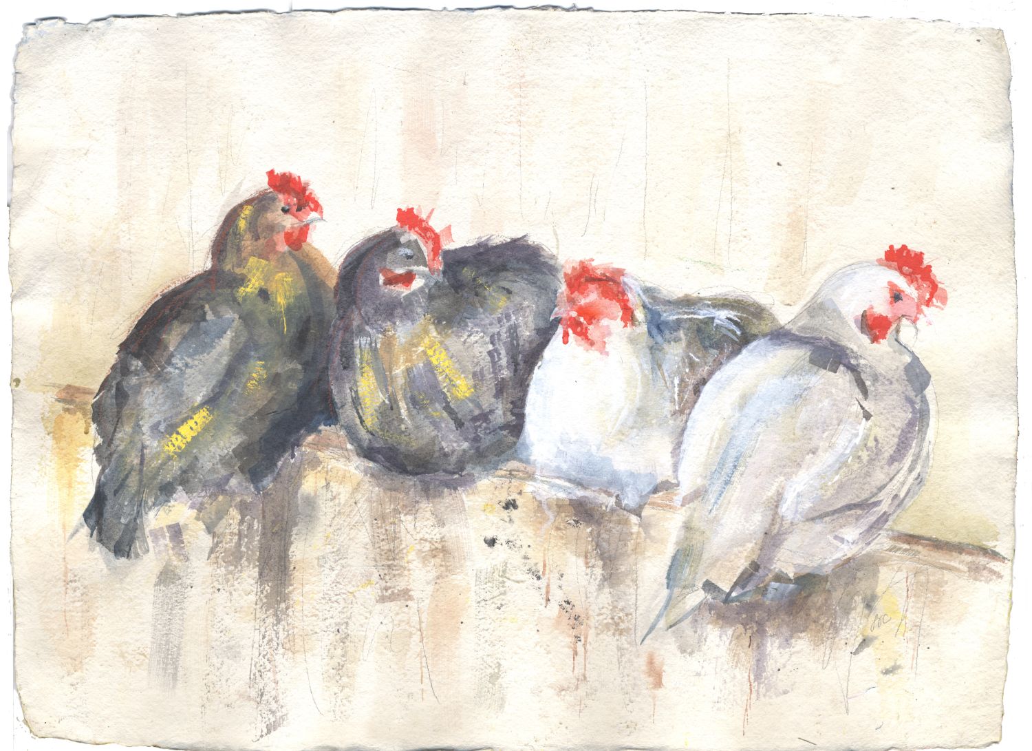 Roosting in the Cow Byre