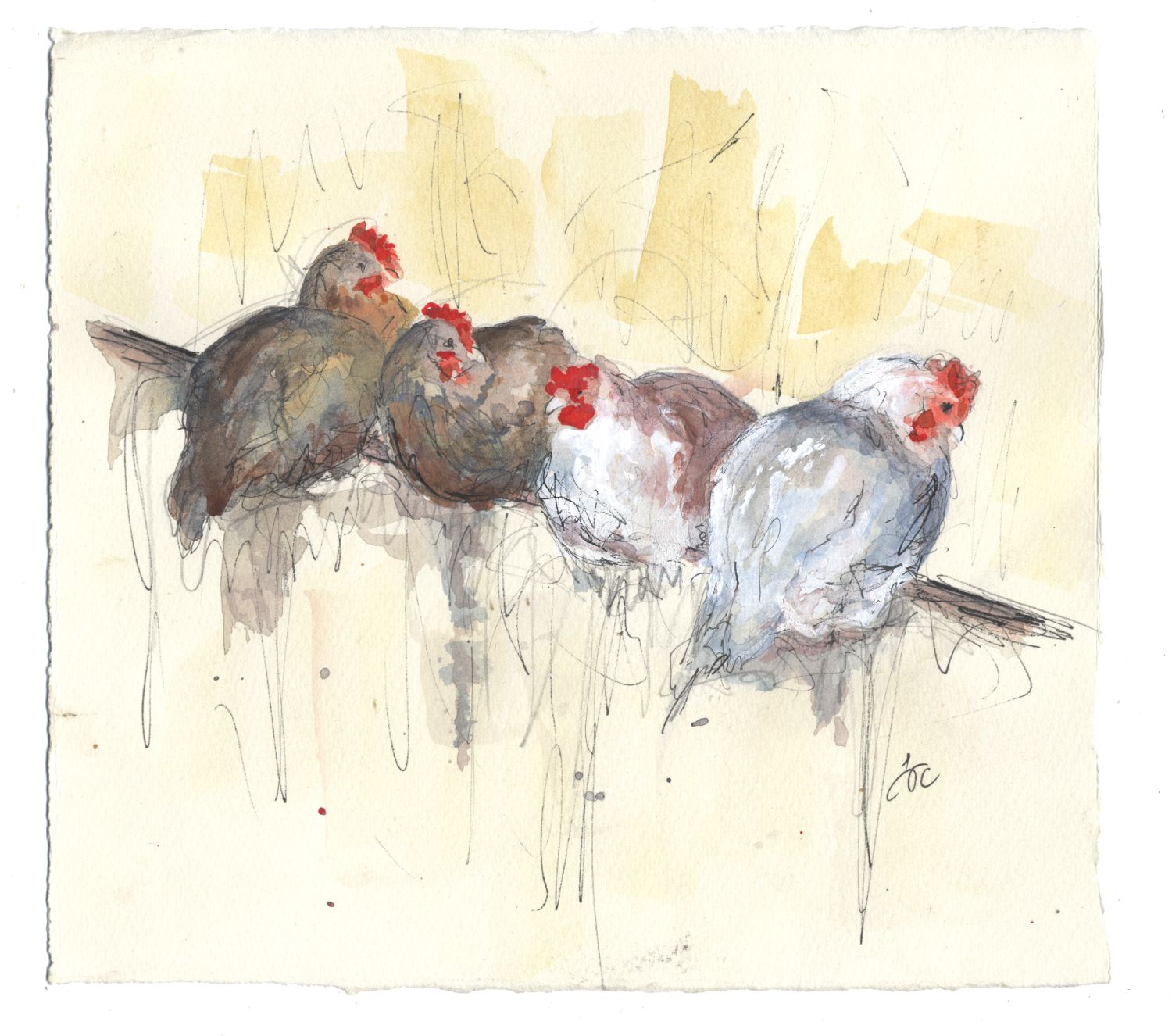 Roosting in the Cow Byre 2